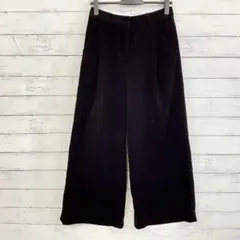 Bonheur ボヌール✨【M】パンツ ワイド コーデュロイ シンプル パープル