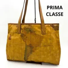 大容量 PRIMA CLASSE 地図柄 トートバッグ ハンドバッグ