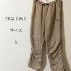 SPALDING ベージュパンツ トレーニング ランニング スポーツ