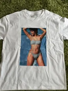 おもしろＴシャツ　小泉今日子　　ビキニプリント XL ホワイト
