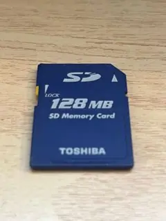 送料無料　TOSHIBA 128MB SDカード