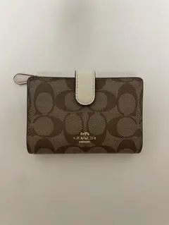 COACH モノグラム 二つ折り財布