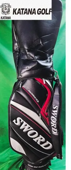 送料無料/美品KATANA GOLF SWORD キャディバッグ.BLACK
