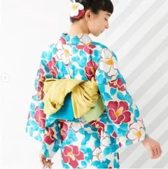 【岡重浴衣】椿柄　中古品一度着用　絽生地　ポリエステル製セオα 2025年最新】岡重 椿 浴衣の人気アイテム - メルカリ