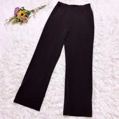 ピノアルバーノ【Ｓ】ストレートパンツ　ウエストゴム　ジャージ素材　ストレッチ