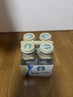 スターバックス フラペチーノ バニラ 4本入り(空き瓶)