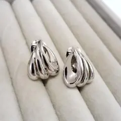 【美品✨】MONET/モネ シルバー イヤリング