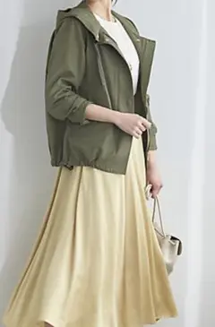 美品 23区 ニジュウサンク ライトタッサー モッズコート　ネイビー 36 一 番 安い 通販ファッション - 美品 23区 ニジュウサンク