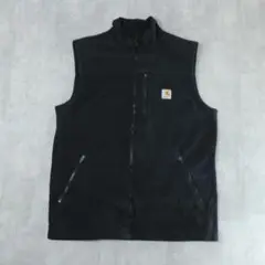 【希少】carhartt ベスト 黒 M リラックスフィット M ゴルフ