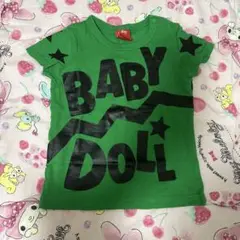 BABY DOLL グリーン Tシャツ 90