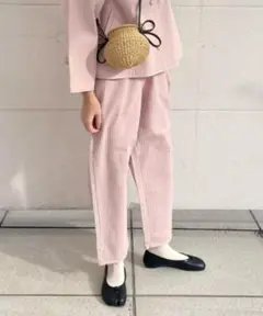 PERNA ペルナ キルティングライトパンツ