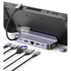 UGREEN 6-IN-1 USB-Cハブ ドッキングステーション