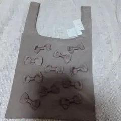 新品　未使用　タグ付き　クチュールブローチ　リボン　エコバッグ