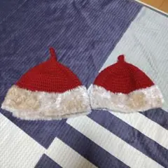 サンタ帽子　ハンドメイド