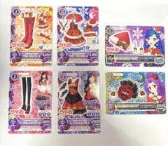 アイカツカード　6枚セット　 ちゃおクリスマス限定商品