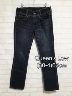 M424 Queen's Low ストレートデニム ストレッチ 綺麗め