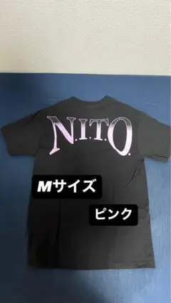 美品 N.I.T.O.ブラックTシャツ KEIJUツアーtシャツ ピンク