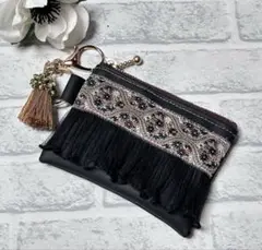 インド刺繍リボン ちいさなポーチ