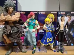 ハンターハンター 一番くじ フィギュアセット 全種箱、台座あり