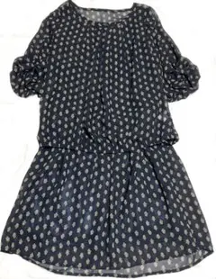 【美品】千趣会 　シフォンワンピース