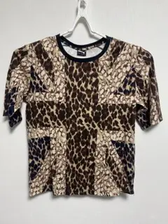【新品タグ付き】PUMA ヒョウ柄 Tシャツ 半袖　L