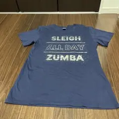Zumba Tシャツ M/L ネイビー SLEIGH ALL DAY 正規品
