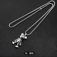 【ネックレス】シルバー クマ ネックレス