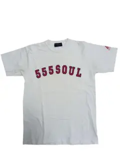 トリプルファイブソール✨ ホワイト Tシャツ Lサイズ USA製コットン100%