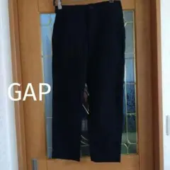 GAP ギャップパンツ　綿　股上深め　後ろゴム　デパートパンツ風