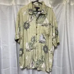 良品　EARTHBOUND アロハシャツ 綿×レーヨン　ビッグ！XXL