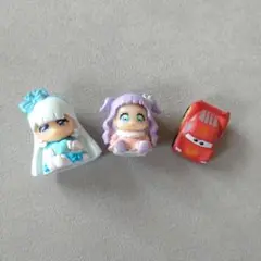 【まとめ売り】プリキュア バスボム バスボール フィギュア　カーズ付　3個セット