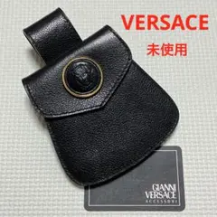正規品ラスト一点 ヴェルサーチェ メデューサ レザー コインケース ブラック VERSACE ヴェルサーチ カードケース コインケース メデューサ