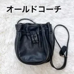 【OLD COACH オールドコーチ】サコッシュ/ショルダーバッグ/巾着/黒