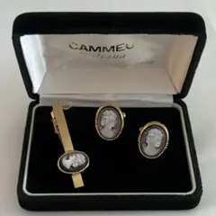 CAMMEO Italiana Gunuine カフス タイピン セット