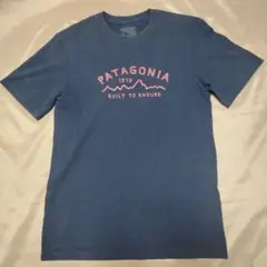PATAGONIA パタゴニア Tシャツ ネイビー コットン XSサイズ