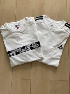 美品トミージーンズ&アディダスTシャツにマイクXL
