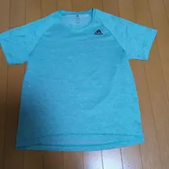 テニスウェア　adidas 水色 Tシャツ メンズMサイズ climalite