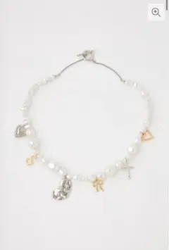 【SLY】FAUX PEARL CHARM ネックレス