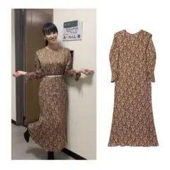 mame kurogouchi 花柄 ワンピース ドレス マメ
