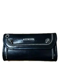 BILL WALL LEATHER ロングウォレット スカル ブラック BILL WALL LEATHER ロングウォレット スカル ブラック（Bill