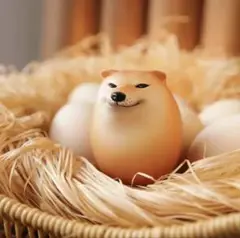 柴犬 卵　ハード　おもちゃ　イタズラ シバコ　PVC製