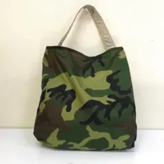 JULY NINE カモフラ スシサック M ナイロンショルダートートバッグ