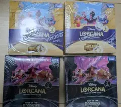 Disney Lorcana ロルカナ　シュリンク付未開封BOXセット