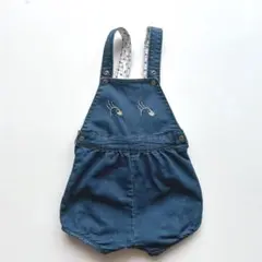 プチバトー デニム サロペット 80