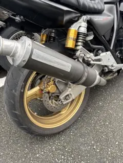 ダブルアールズ？汎用マフラー　cb400sf （外装リペア品）　JMCA非公認 チタンサイレンサーフルエキゾースマフラー（JMCA認証） WR'S