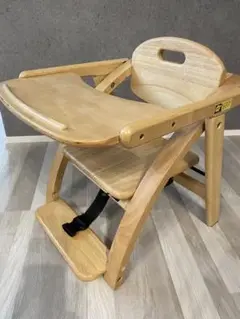 大和屋 アーチ木製ローチェア3 ナチュラル