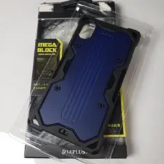 iPhone X Xs 耐衝撃ハイブリッドケース ブルー 102
