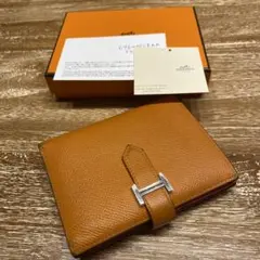 エルメス べアンコンパクト バイカラー 財布
