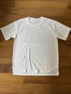 七分袖メンズTシャツ、春と夏 ホワイト白 さわやか おしゃれ