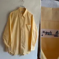 OLD agnes b. homme オーバーサイズシャツ イエロー